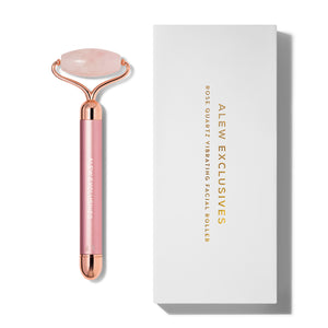 Rose Quartz Vibrating Facial Roller